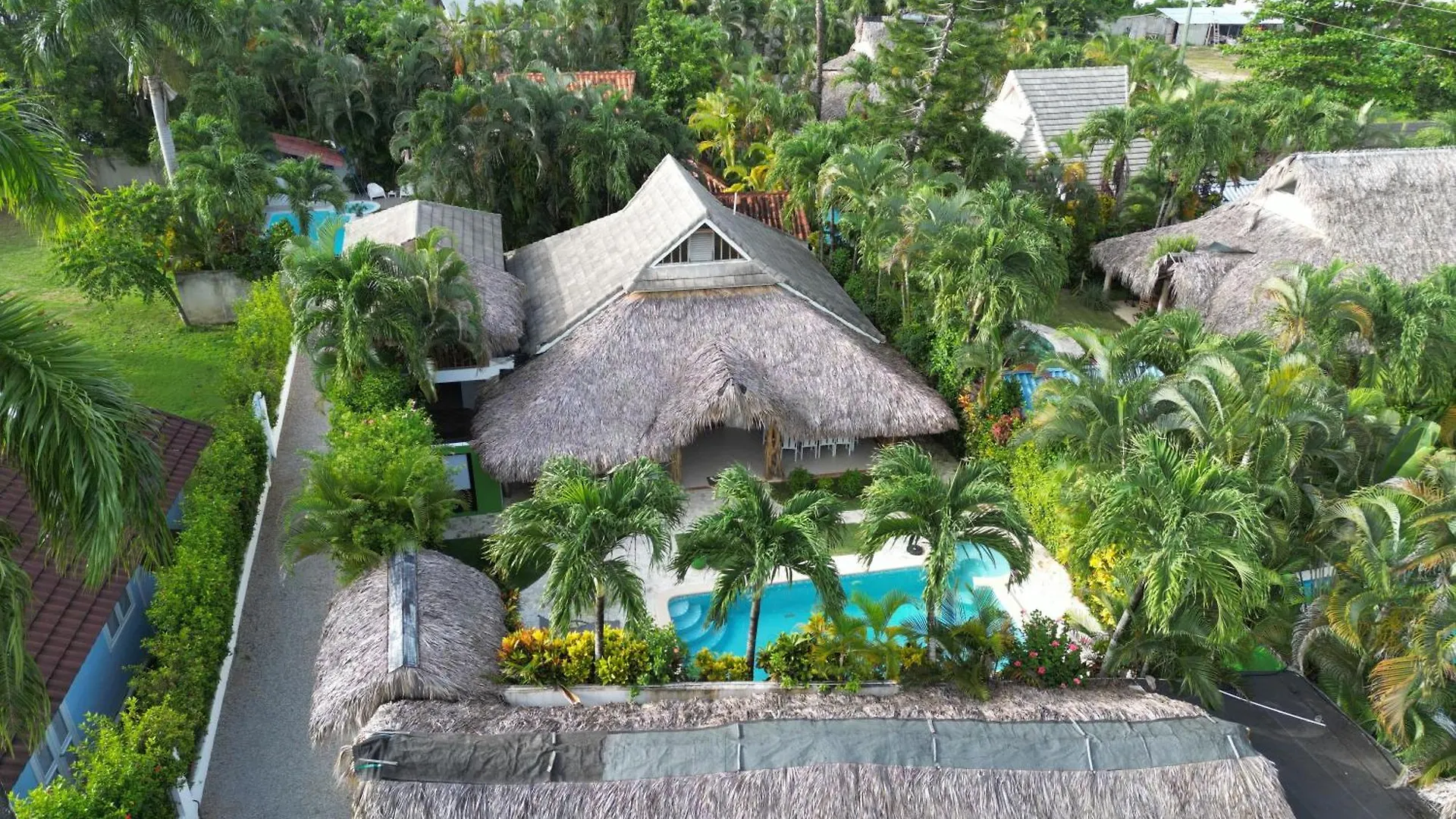 Tropical House With Bungalow And Pool Near Playa Poppy Las Terrenas Tatil Evi