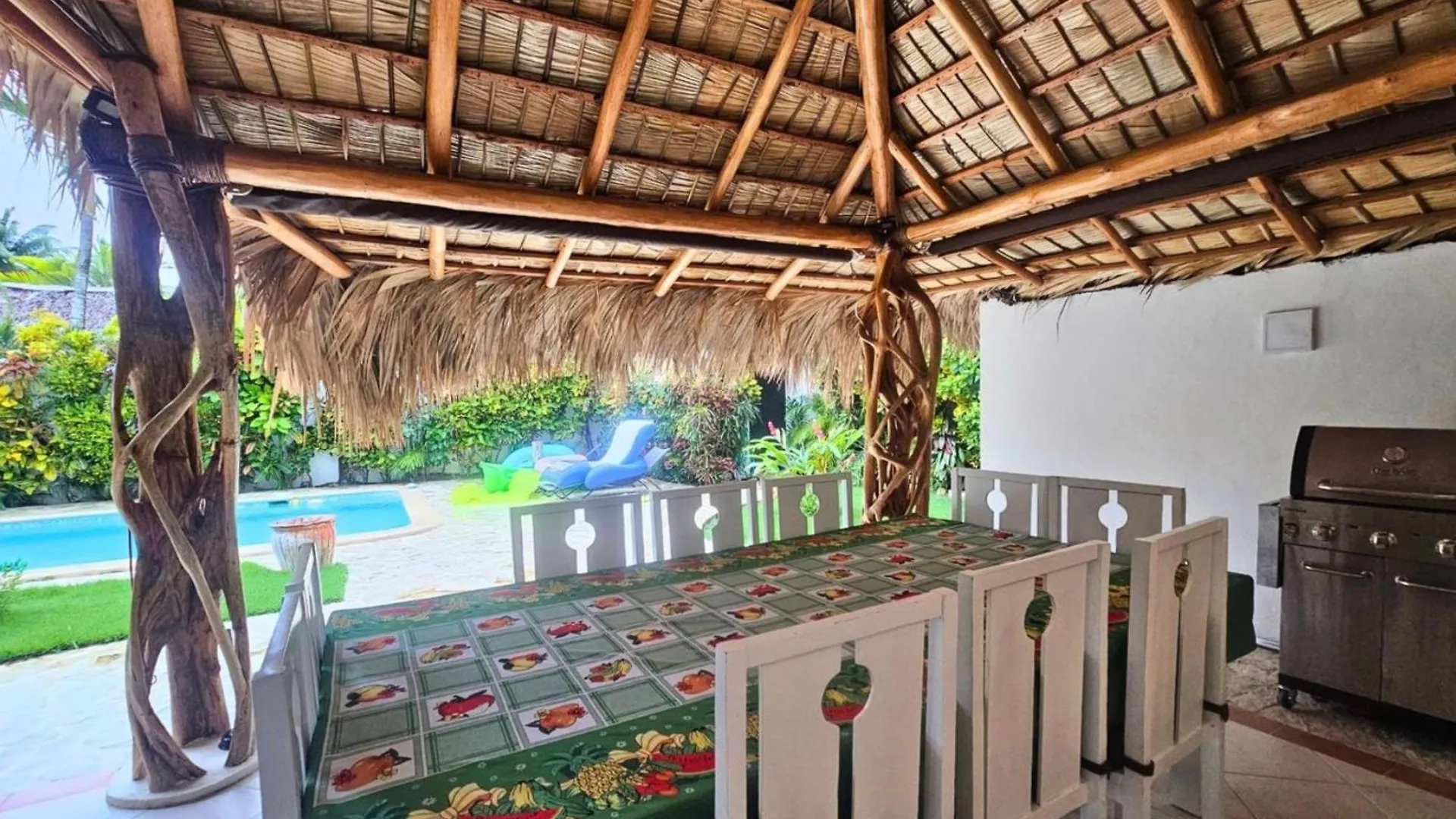 Tropical House With Bungalow And Pool Near Playa Poppy Las Terrenas Tatil Evi