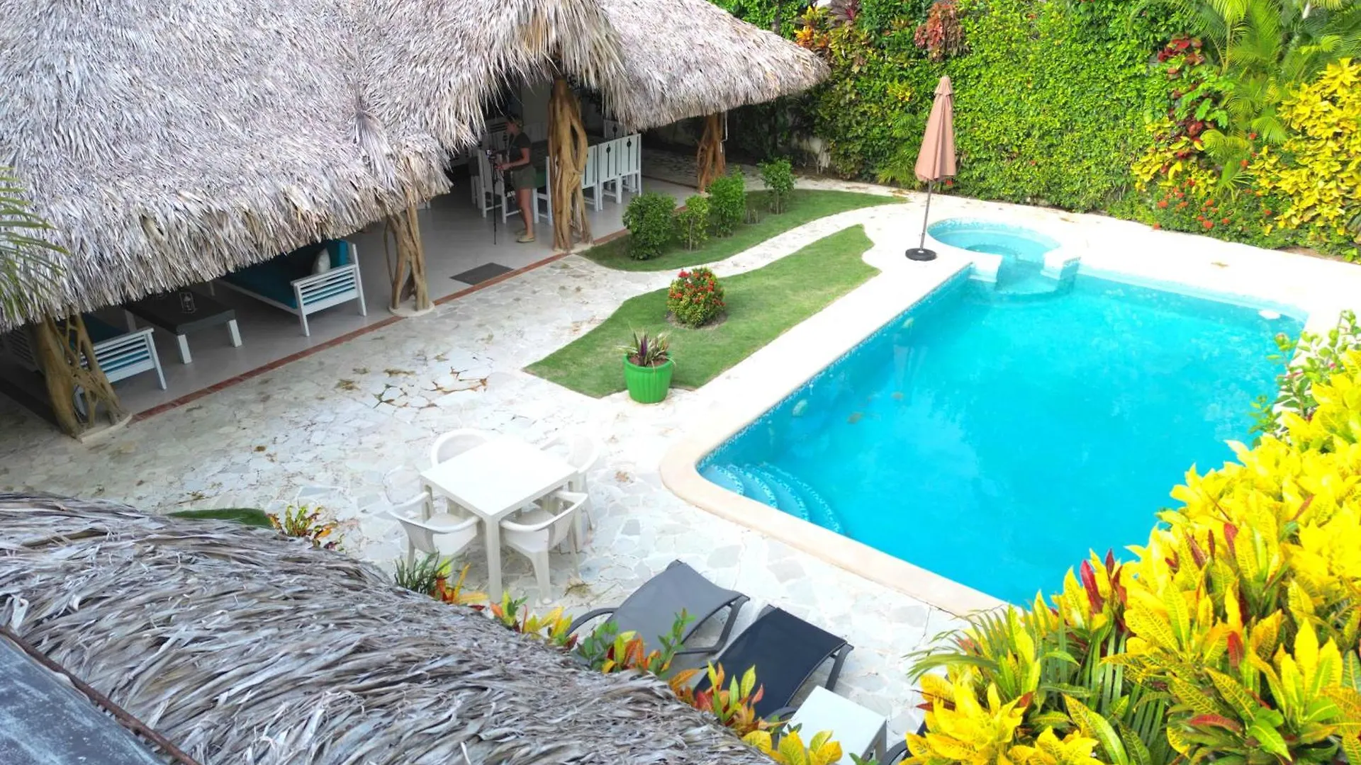 Tatil Evi Tropical House With Bungalow And Pool Near Playa Poppy Las Terrenas