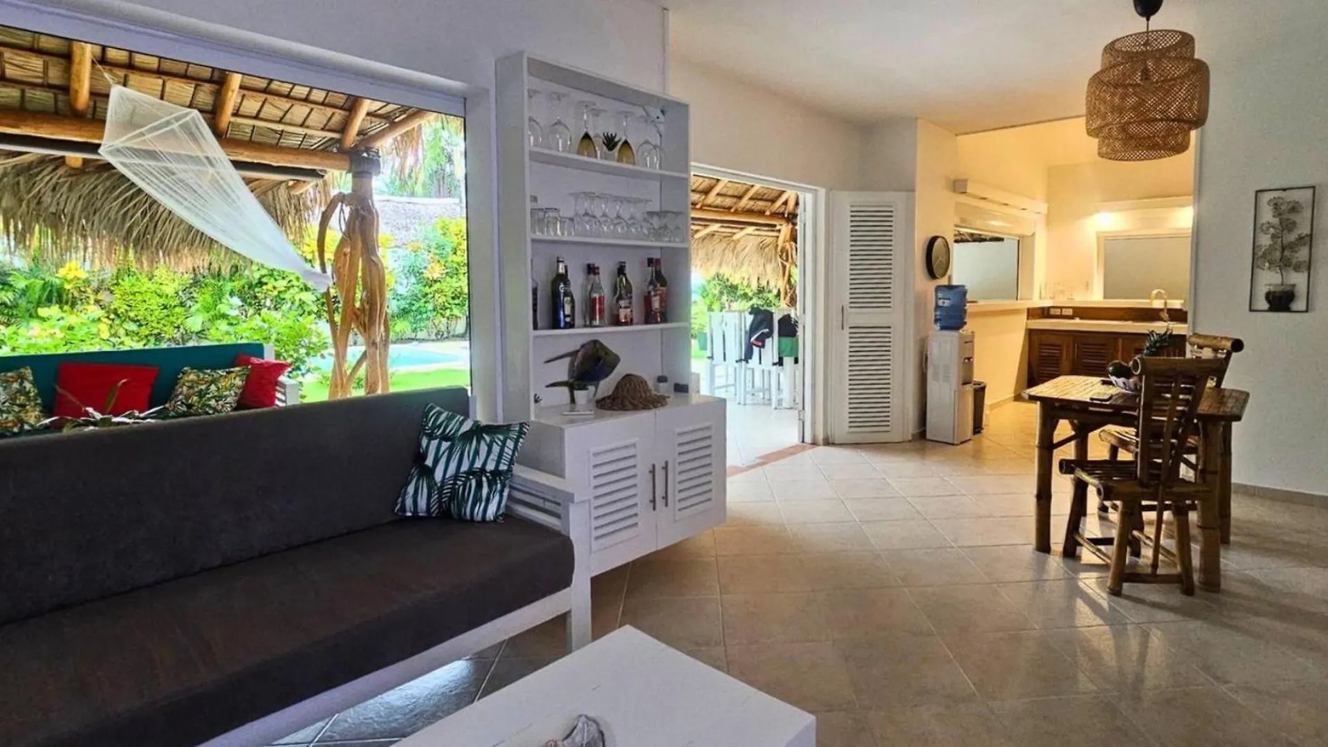 Tatil Evi Tropical House With Bungalow And Pool Near Playa Poppy Las Terrenas